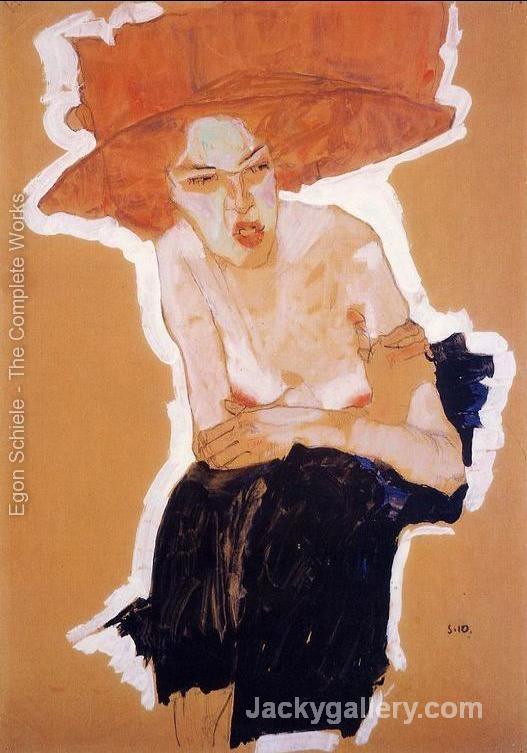 The Scornful Woman by Egon Schiele paintings reproduction
